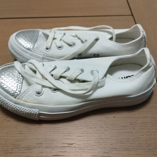 Παπούτσια Converse αθλητικά για κορίτσι μεταχειρισμένα, μέγεθος 36, λευκά
