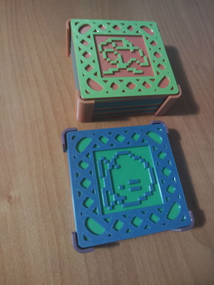 Retro Zelda Coasters new, gaming decor