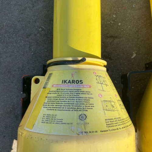 Ikaros life buoys like new, set of 2