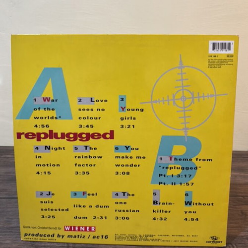 U96 Replugged record used, 1993 Germany edition