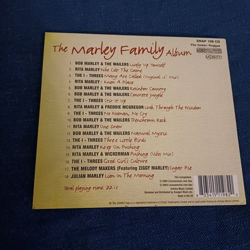 The Marley Family Album CD like new, reggae compilation