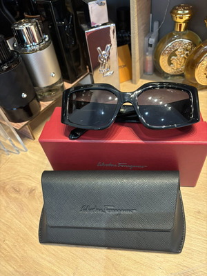 Salvatore Ferragamo SF1101S.001 унисекс слънчеви очила с черна ацетатна рамка