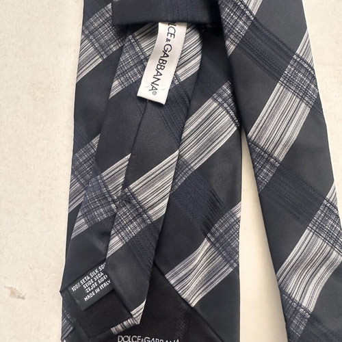 Dolce & Gabbana tie, black and blue