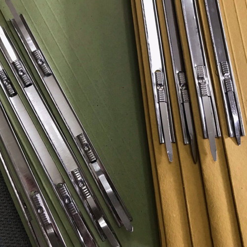 Hanging A4 Filing Folders with Metal Guide Set of 52 pieces