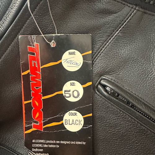 Lookwell No50 leather motorcycle pants new with protectors