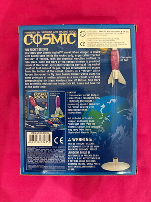 Cosmic Rocket toy like new with space theme