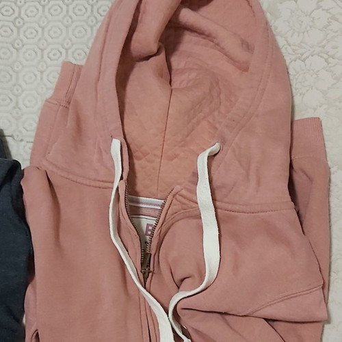 Women's hooded zip-up jackets used, pack of 2