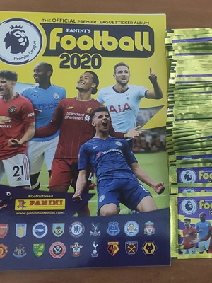 Panini Premier League 2020 άλμπουμ και 100 φακελάκια καινούργιο