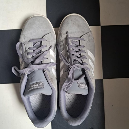 Adidas Grant Court sneakers, size 45.5, grey