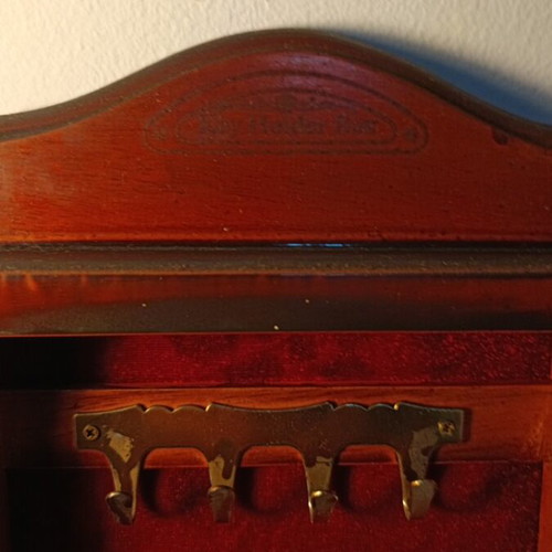 Wall clock used with key holder