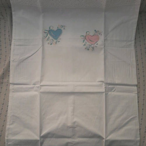 Set of 100% cotton pillowcases 80x50 cm, new
