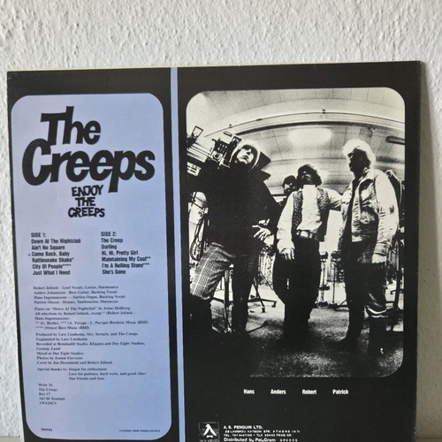 The Creeps Enjoy The Creeps vinyl LP 1987 like new, rock