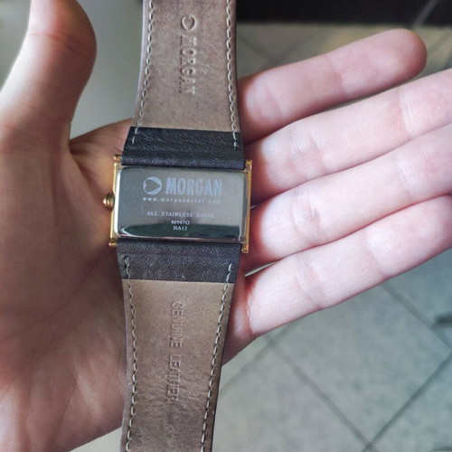 Morgan wristwatch used, bronze with diamonds