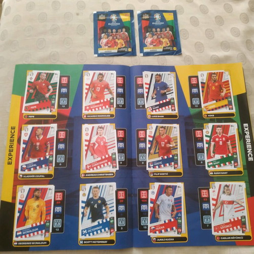 Euro 2024 album complete with 2 bonus packets