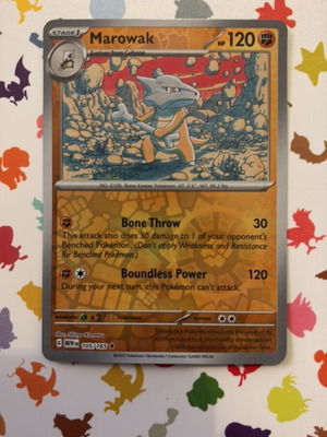Pokémon TCG Marowak ScarletViolet-151 Reverse Holo new