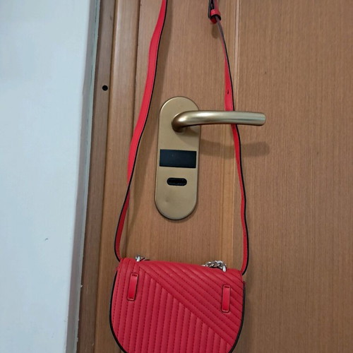 Karl Lagerfeld red crossbody bag brand new leather