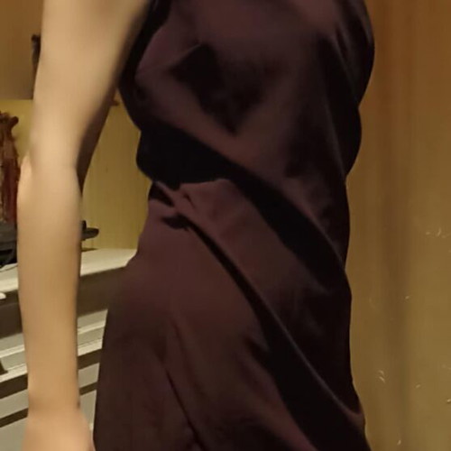 Eggplant dress like new, no defects, size S