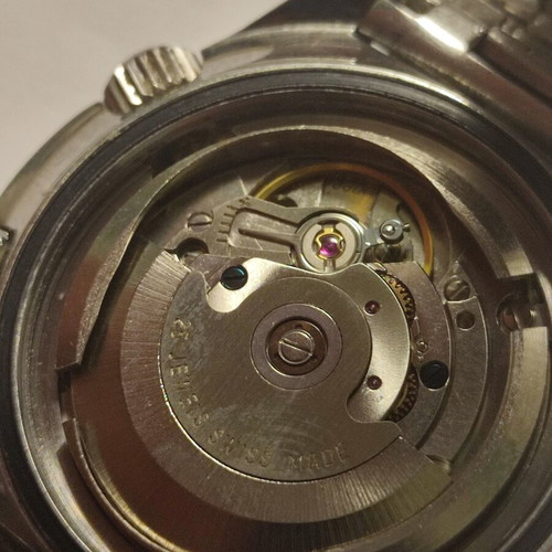 Rumanel Datostar Compressor Automatic Swiss Made watch used, blue dial