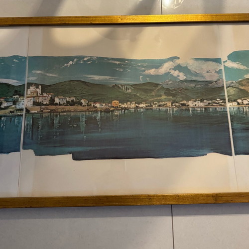 Μεταξοτυπία Σπύρος Βασιλείου 74/75 αριθμημένη και υπογεγραμμένη σαν καινούργια