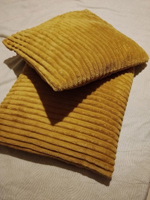 Mustard pillows, set of 2