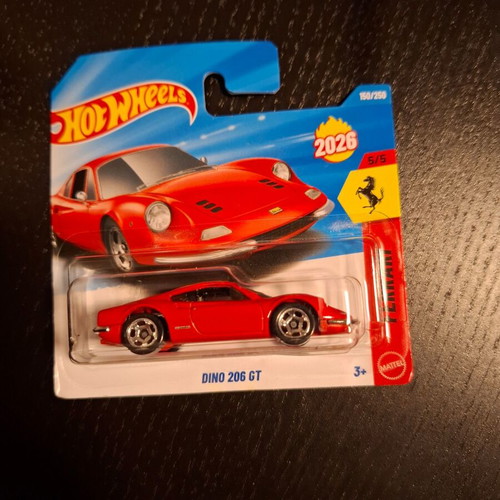 Ferrari Dino 206 GT Hot Wheels 2026 new in box