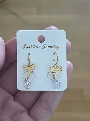 Silver earrings new, unworn