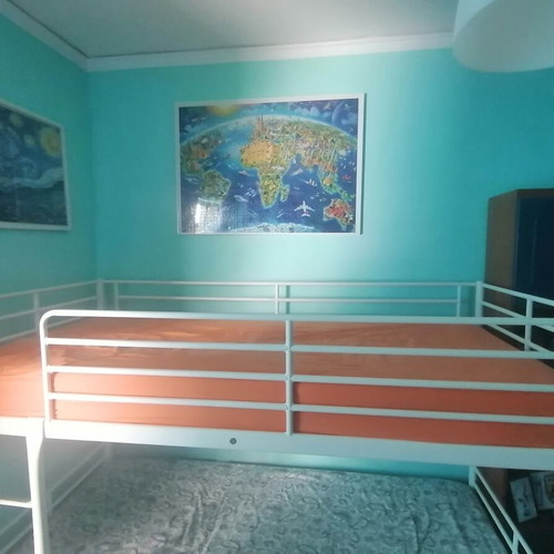 IKEA bunk bed like new with assembly manual and mattress