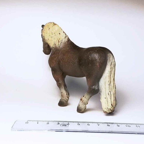 Horse plastic figure used Schwarzwalder Kaltblut bullyland