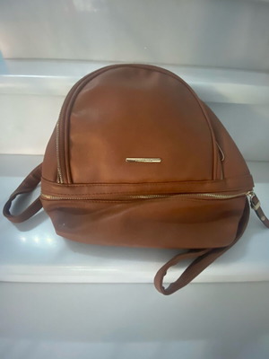 Γυναικεία τσάντα backpack like new, καφέ, Exclusivo
