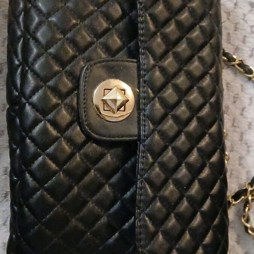 Pierro Accessories crossbody bag like new, black and gold
