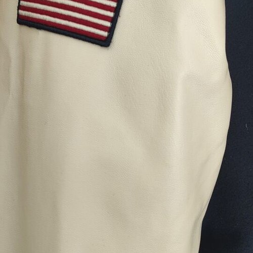 Goodyear college jacket new, white and blue, XL