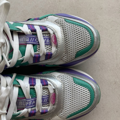 Buffalo vegan chunky sneakers size EU 37 like new, multicolor