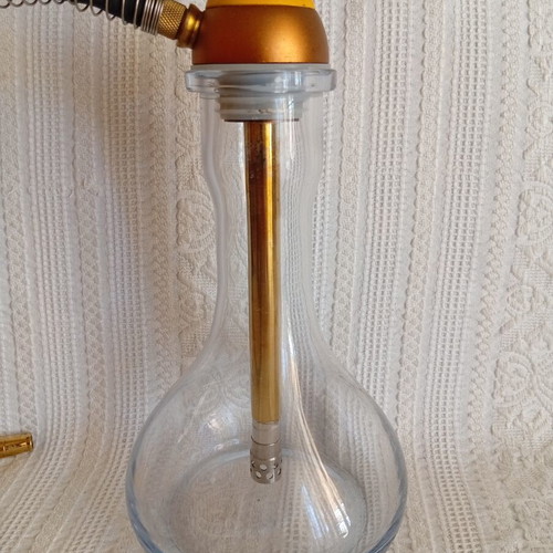 Heavy hookah 55 cm with glass base and X function design