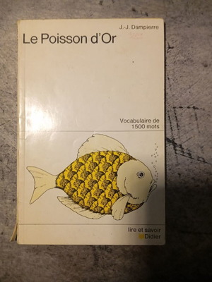 Le Poisson d'Or vocabulary book, 1500 words, by J.-J. Dampierre