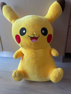 Pikachu λούτρινος 50 εκ. καινούργιος με κρυφό φερμουάρ