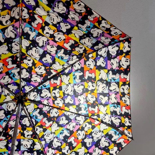 Foldable bag umbrella with Mickey pattern Disneyland Paris