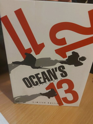 Ocean's 11, 12 and 13 DVD used, limited edition with Greek subtitles