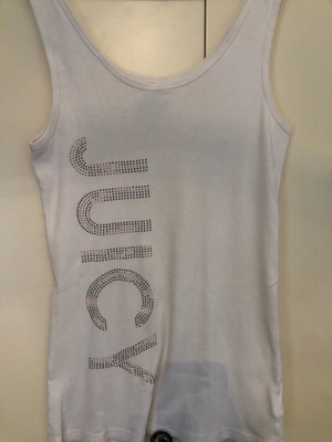 Juicy Couture women's tank top new, white, size M