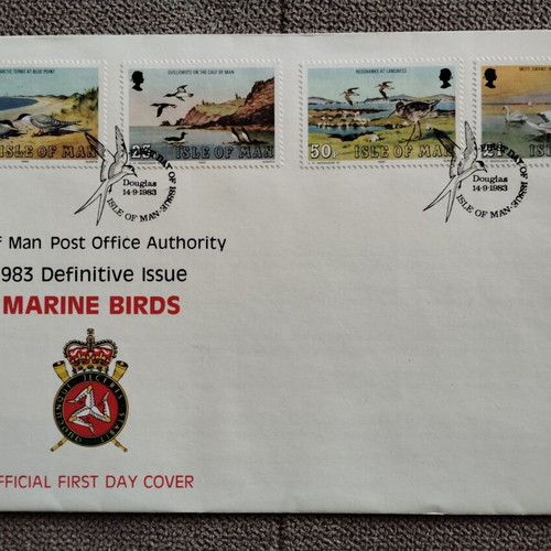 Isle of Man Marine Birds First Day Cover new