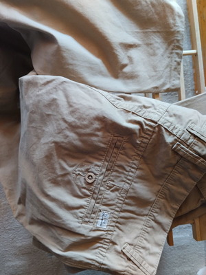 Blend men's pants size 32/33 beige new, wide fit