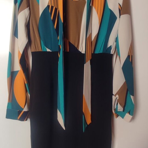 Shein Mini Dress Geometric Print Like New, Size S/M