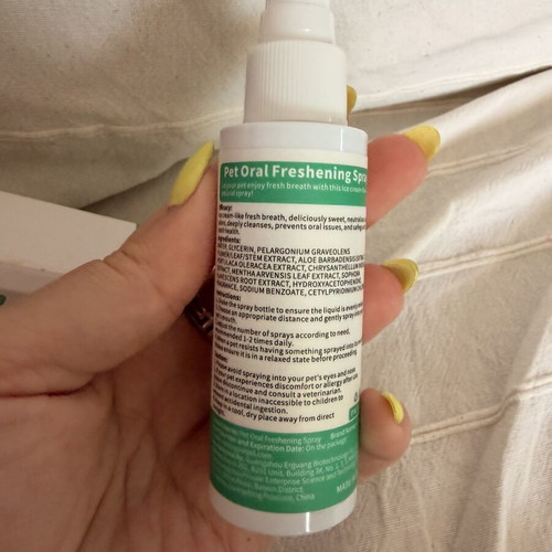 Pet Oral Freshening Spray ice cream flavor new