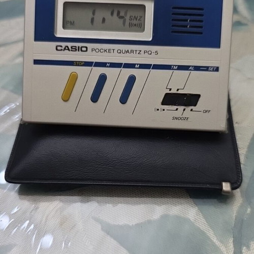 Casio PQ-5 Pocket Quartz Watch used, digital display