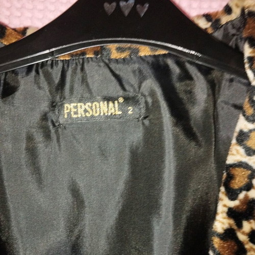 Bolero tigre like new with fur outside, size S-M