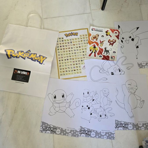 Pokémon Activity Pack with Coloring Pages and Stickers, Official