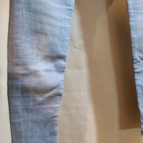 Bershka skinny jeans like new, high waist, light color