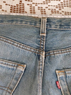Levi's Straus large blue faded denim pants like new