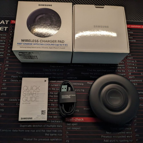Samsung EP-P3105 Wireless Charger Qi Pad like new, black