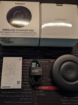 Samsung EP-P3105 Wireless Charger Qi Pad like new, black