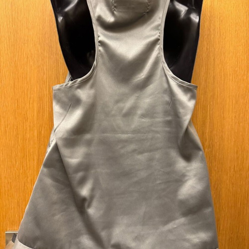 Vans satin loose sleeveless blouse like new, gray, size S